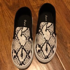Snakeskin sneakers
